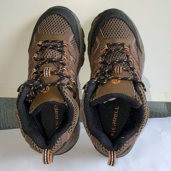 Merrell Boy's Moab 2 Mid Waterproof Boots Size 1 - Picture 10 of 10